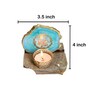 Green Stone Figurine Tea light Holder