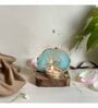 Green Stone Figurine Tea light Holder