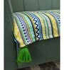 Green Jacquard 3 Seater Sofa Cover