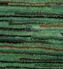 Green Stripes Wool & Viscose 6 ft x 9 ft Hand Tufted Carpet