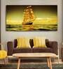 Green Sunset Canvas Wall Painting