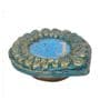 Green Terracotta Handcrafted Wax Filled Diyas Set Of 4,