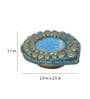 Green Terracotta Handcrafted Wax Filled Diyas Set Of 4,
