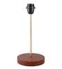 Green Texture Cylinder Fabric Shade Table Lamp, Brown Wooden Base Bedside & Desk Light for Bedroom, Living Room & Home Decor