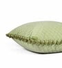 Green Textured Velvet 12 x 12 Inches Cushion Covers (Set of 2)