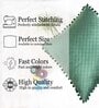 Green Textured Velvet 16 x 16 Inches Cushion Covers (Set of 5)