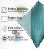 Green Textured Velvet 16 x 16 Inches Cushion Covers (Set of 5)