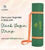 Green Thermoplastic Elastomer 72X24 Inches Anti Skid Yoga Mat