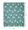 Green Floral 150 TC Cotton Queen Sized Bed Sheets with 2 Pillow Covers