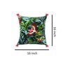 Green Nature Printed 16x16 inches Cushion Cover