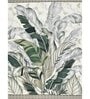 Green Traditional 180 TC Cotton Printed Bedsheet With Two Pillow Covers For Queen Bed (Leaf Printed ,Green ,153 GSM)