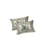 Green Traditional 180 TC Cotton Printed Bedsheet With Two Pillow Covers For Queen Bed (Leaf Printed ,Green ,153 GSM)