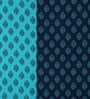Green Traditional 200 TC Cotton 1 Single Bedhseet with 1 Pillow Cover