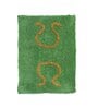 Green Abstract Blended Cotton 16x24 Inches AntiSkid (Set of 2) Door Mat