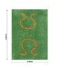 Green Abstract Blended Cotton 16x24 Inches AntiSkid (Set of 2) Door Mat