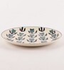 Green Tulip (Set of 3) Ceramic Dinner Plate & Dinner Bowl