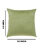 Green Velevt Solids 16x16 inches  Regular Cushion Covers  (2Pcs)