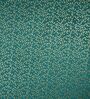 Green Velvet Floral 5 Foot Ring Top Window Curtain