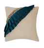 Green Velvet Geometric 12X12 Inches Cushion Covers (Pack of 5)