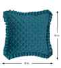Green Velvet Geometric 16X16 Inches Cushion Covers (Pack of 5)