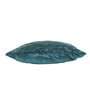 Green Zig Zag Velvet 18 x 12 Inches Cushion Cover