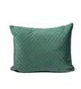 Green Velvet Solid 12x18 inches Cushion Covers (Pack of 2)