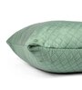Green Velvet Solid 24x24 inches Cushion Covers (Pack of 2)