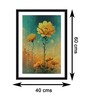 Floral Green Vinyl Painting