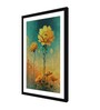 Floral Green Vinyl Painting