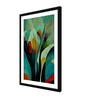 Floral Green Vinyl Painting