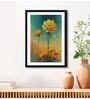 Floral Green Vinyl Painting