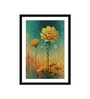 Floral Green Vinyl Painting