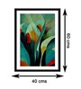 Floral Green Vinyl Painting