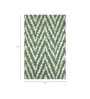 Green Viscose Geometric 60 x 84 Inches Flat Weaves Dhurries