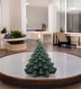 Green Wax Christmas Tree Candle