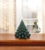 Green Wax Christmas Tree Candle