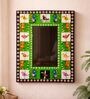 Green Wooden Rectangle Photo Frame