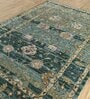 Green Persian Wool 8 ft x 10 ft Hand Tufted Carpet