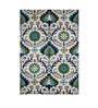 Green Suzani Wool 5 ft x 8 ft Hand Tufted Carpet