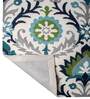 Green Suzani Wool 5 ft x 8 ft Hand Tufted Carpet