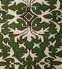 Green Wool Suzani 8 x 5 Feet Hand Tufted Carpet