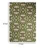 Green Wool Suzani 8 x 5 Feet Hand Tufted Carpet