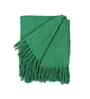 Green Woven.Yarn Dyed Throw