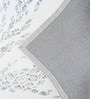 Grey Abstract Wool And Cotton 5 X 8 Ft Hand Tufted Carpet