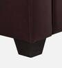 Greenville Fabric 1 Seater Sofa in Brown Colour