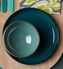 Greenwich  Green Stoneware  1 Pc Dinner Plate