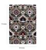 Grey Wool Floral 4 x 6 Feet Hand Tufted Carpet Hand Tufted Carpet