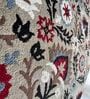 Grey Wool Floral 4 x 6 Feet Hand Tufted Carpet Hand Tufted Carpet