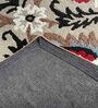 Grey Wool Floral 4 x 6 Feet Hand Tufted Carpet Hand Tufted Carpet