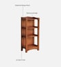 Grenoble Mango Wood Book Shelf In Walnet Finish